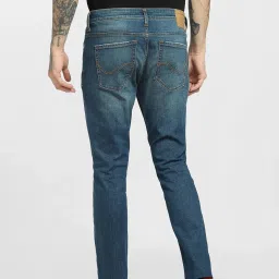 Jack & Jones Blue Skinny Fit Distressed Jeans image 2