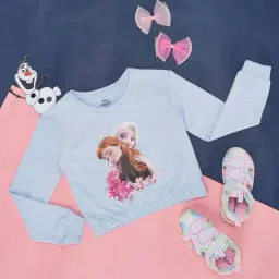 Pantaloons Junior Blue Cotton Printed Full Sleeves Top-image-54