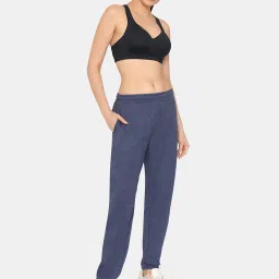 Rosaline by Zivame Blue Printed Joggers image 4