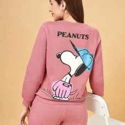 Honey by Pantaloons Pink Printed Sweatshirt image 4