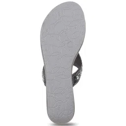 Metro Women's Gun Metal Thong Wedges image 4