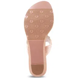 Mochi Women's Rose Gold Toe Ring Wedges image 4