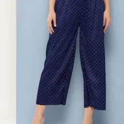 Aarika Girls Navy Printed Palazzo image 1