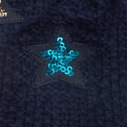 Pantaloons Junior Navy Blue Embellished Beanie image 4