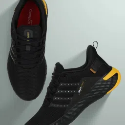 Campus Men's Oslo Pro Black Running Shoes image 1