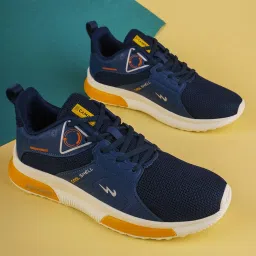 Campus Kids PABLO-CH Blue & Mustard Running Shoes image 1