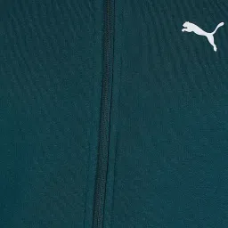 Puma x ONE8 Dark Green Regular Fit Cotton Jacket image 4