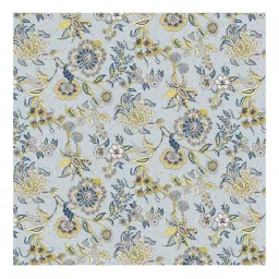 BELLA CASA Radiant Floral Grey 180 TC Cotton Queen Bedsheet with 2 Pillow Covers image 4