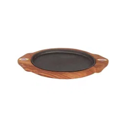 Hazel Black & Brown Wood Sizzler Plate image 1