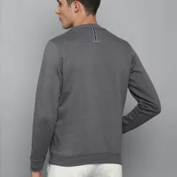 Louis Philippe Sport Grey Regular Fit Printed SweatShirt image 2