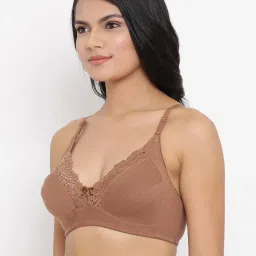 Clovia Beige Non Wired Non Padded Full Coverage Bra image 3