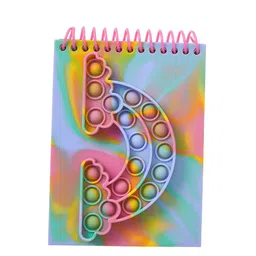 Accessorize Self Design Rainbow Push Popper Notebook-image-33
