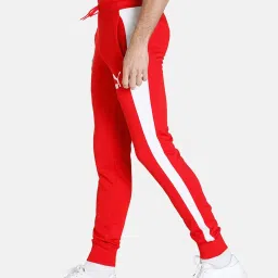 Puma Iconic T7 Red Regular Fit Joggers image 3