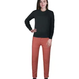 Gini & Jony Kids Brown Regular Fit Jeans image 3