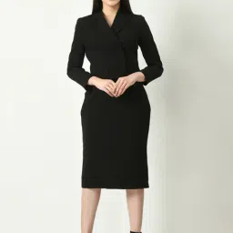 Exude Women Black Regular Fit Formal Suits-picture-22