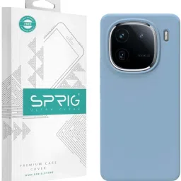 Sprig Back Cover for IQOO 12 (Blue) image 1