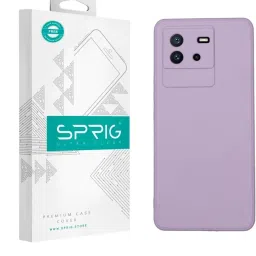 Sprig Back Cover for iQOO Neo 6 5G (Purple) image 1