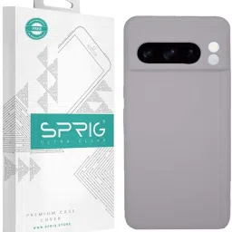Sprig Liquid Silicone Back Cover for GOOGLE PIXEL 8 PRO (Grey) image 1