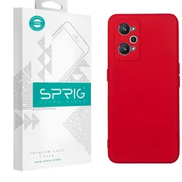 Sprig TPU Matte Back Cover for realme GT NEO 2 (Red) image 1
