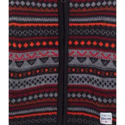 Duke Kids Multicolor Printed Full Sleeves Sweater image 3