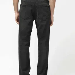 Rare Rabbit Black Regular Fit Solid Jeans image 2