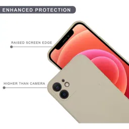 Sprig TPU Matte Back Cover for Apple iPhone 12 (White) image 4