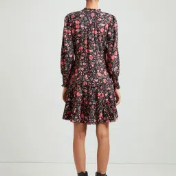 Cover Story Black Printed Skater Dress image 2