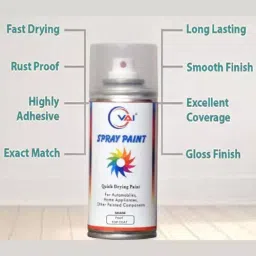 VAI ‎Pearl White Spray Paint ‎225 ml for IGNIS, ‎VAI-IGNIS-2 (Pack of 2 Pcs) image 2