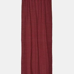 Fabindia Home 'Trushita Rizwan' Maroon Cotton 5 ft Window Curtain - Single Piece image 2