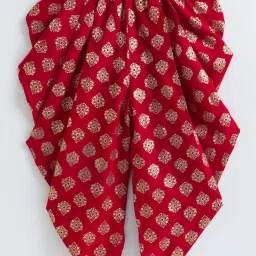 TWISHA Kids Golden & Red Printed Top Set image 5