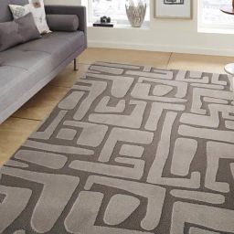 OBSESSIONS Brown Solid Machine Made Carpet - Medium (230 cm x 160 cm)-picture-12
