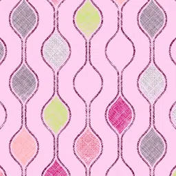 Spaces Printed Pink 144 TC Cotton Double Quilt image 4