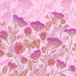 Spaces Printed Violet 144 TC Cotton Double Quilt image 4