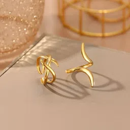 ISHKAARA Gold-Plated Finger Ring-image-50