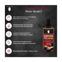UrbanMooch Advanced Red Onion Hair Oil - 100 ml image 5