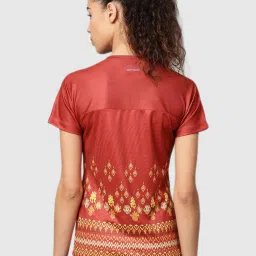 Alcis Red Printed Sports T Shirt image 2