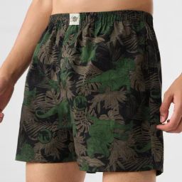 The Souled Store Green Regular Fit Printed Shorts-picture-19