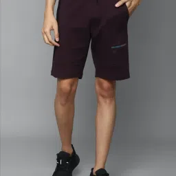 Tribe by Allen Solly Brown Slim Fit Shorts image 1