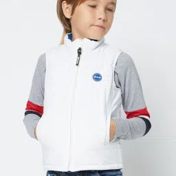 GAS Kids White Regular Fit Jacket image 1