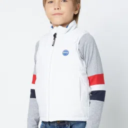 GAS Kids White Regular Fit Jacket image 3