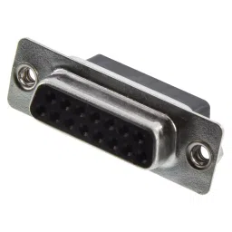 AMPHENOL COMMUNICATIONS SOLUTIONS D-SUB HOUSING, RCPT, DA, 15POS, L177RRAH15S image 1