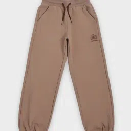 TOMMY HILFIGER Girls Light-Brown Relaxed Fit Joggers-picture-19