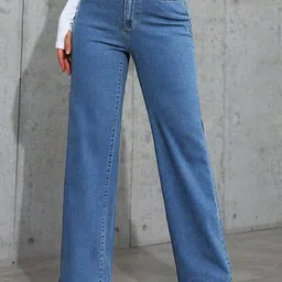 VBEAUTI Women Jean Boyfriend Fit High-Rise Stretchable Jeans-image-63