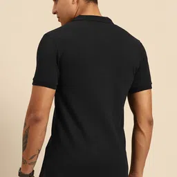 United Colors of Benetton Men Polo Collar Pure Cotton T-shirt image 4