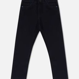 Allen Solly Junior Black Solid Jeans-picture-28