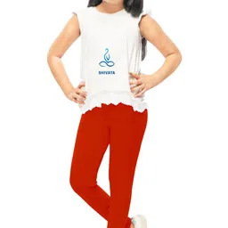 SHIVAYA Premium Cotton Leggings for Girls image 1
