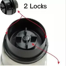 OWO Heavy Bullet Jar for Mixer Grinder (530ml) Juicer Jar ABS Plastic Transparent image 5