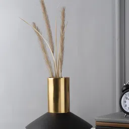 De Maison Decor  Gold Deidra Wooden Flower Vase-image-29