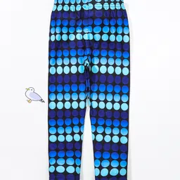Kookie Kids Full Length Circle Print Leggings - Blue image 2