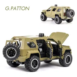 Magicwand Die-Cast Metal 1:24 Scale G-Patton Big Daddy Pull Back SUV with Blinking Lights image 2
